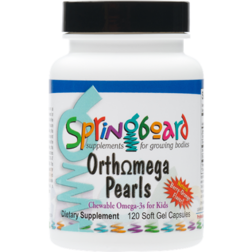 Springboard Orthomega Pearls Chewable Omega-3 for Kids – 120 Softgels