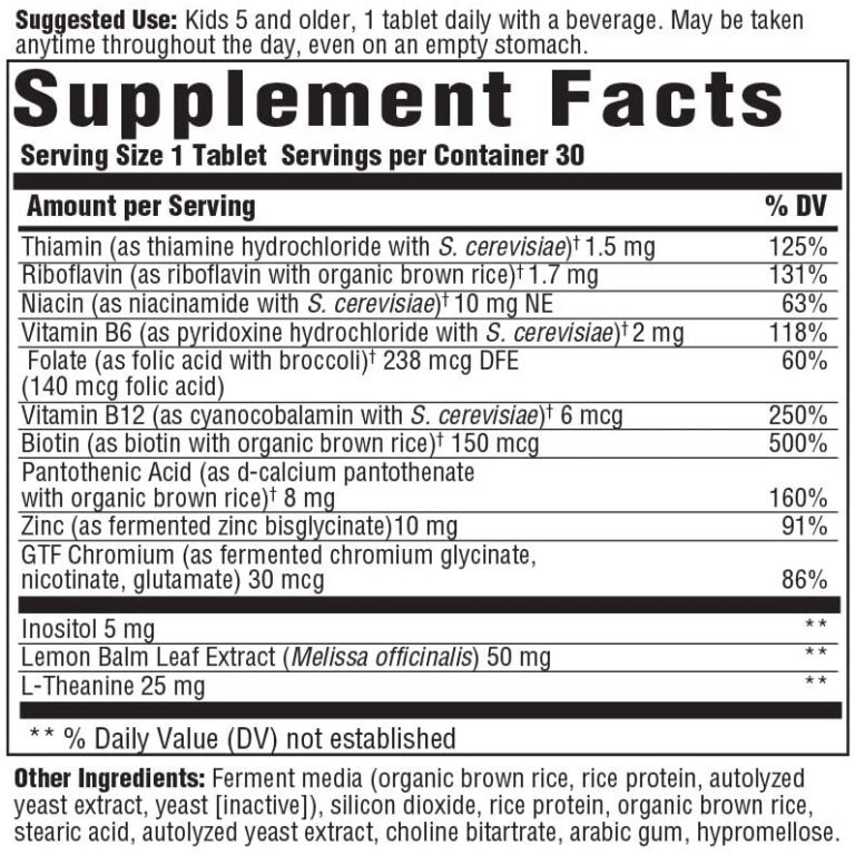 Kids B Complex- 30 Tablets MegaFood - SRQ Care Pharmacy