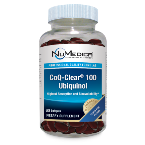CoQ-Clear 100 Ubiquinol by NuMedica - 60 Softgels