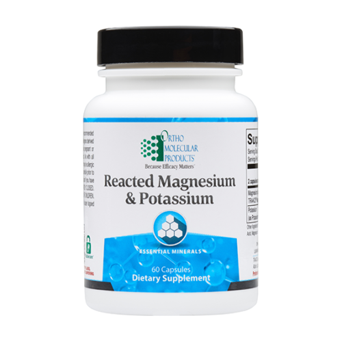 Reacted Magnesium & Potassium by Ortho Molecular - 60 Capsules