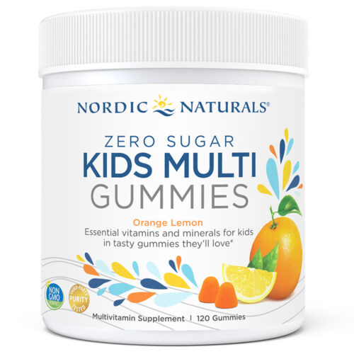 Zero Sugar Kids Multigummies- 120 gummies Nordic Naturals