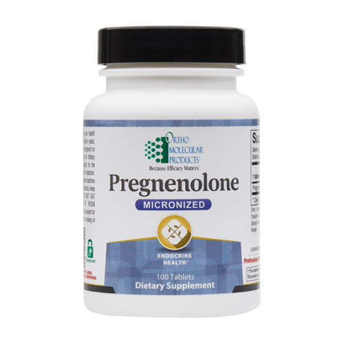 Pregnenolone (Micronized) by Ortho Molecular - 100 tablets