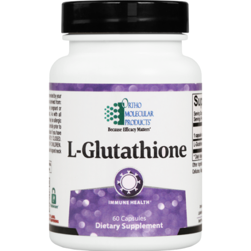 L-Glutathione by Ortho Molecular - 60 Capsules