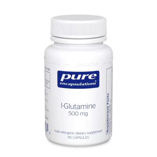 L-Glutamine 500mg by Pure Encapsulations- 90 Capsules