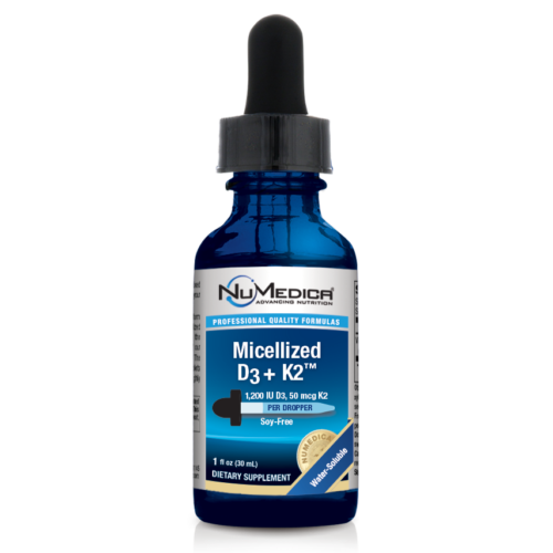 Micellized D3 + K2 by NuMedica - 30 mL