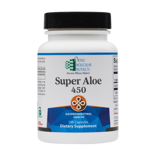 Super Aloe 450 by Ortho Molecular - 100 Capsules