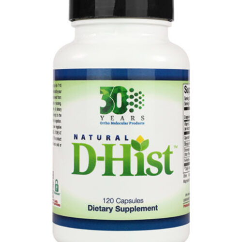 Natural D-Hist by Ortho Molecular – 120 Capsules