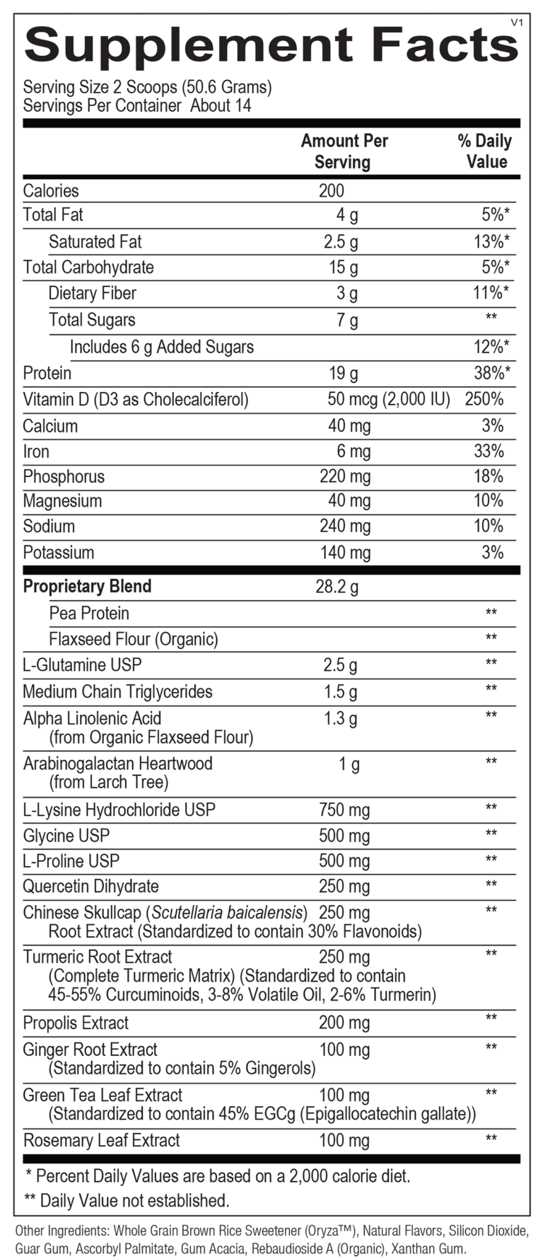 InflammaCORE® Vanilla Chai with Pea Protein