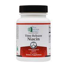 Time Release Niacin by Ortho Molecular- 90 Tablets