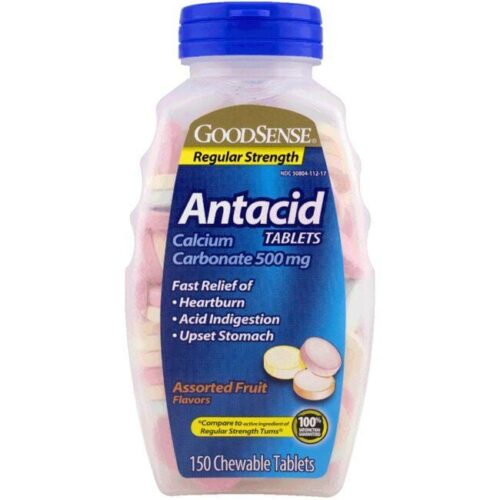 Antacid Tablets 72 Chewable - Good Sense