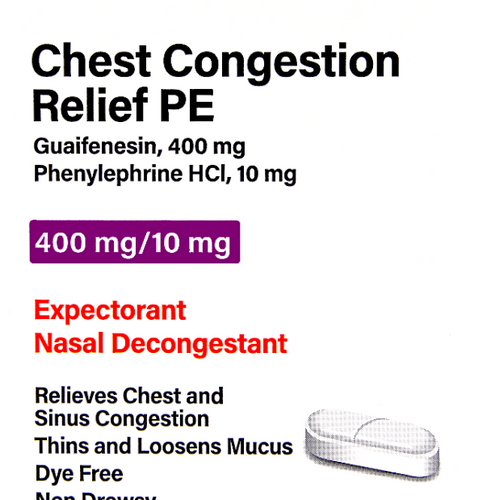 Chest Congestion Relief PE 60 ct- Rugby