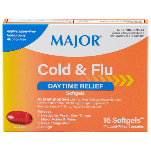 Daytime Cold & Flu Relief 16ct - Major