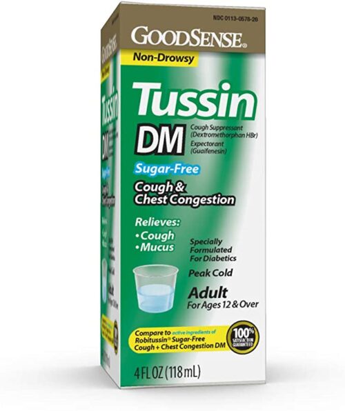 Tussin DM, Sugar-Free 4oz - Good Sense